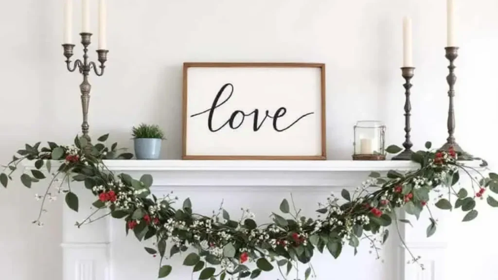 Valentine’s Mantel Ideas
